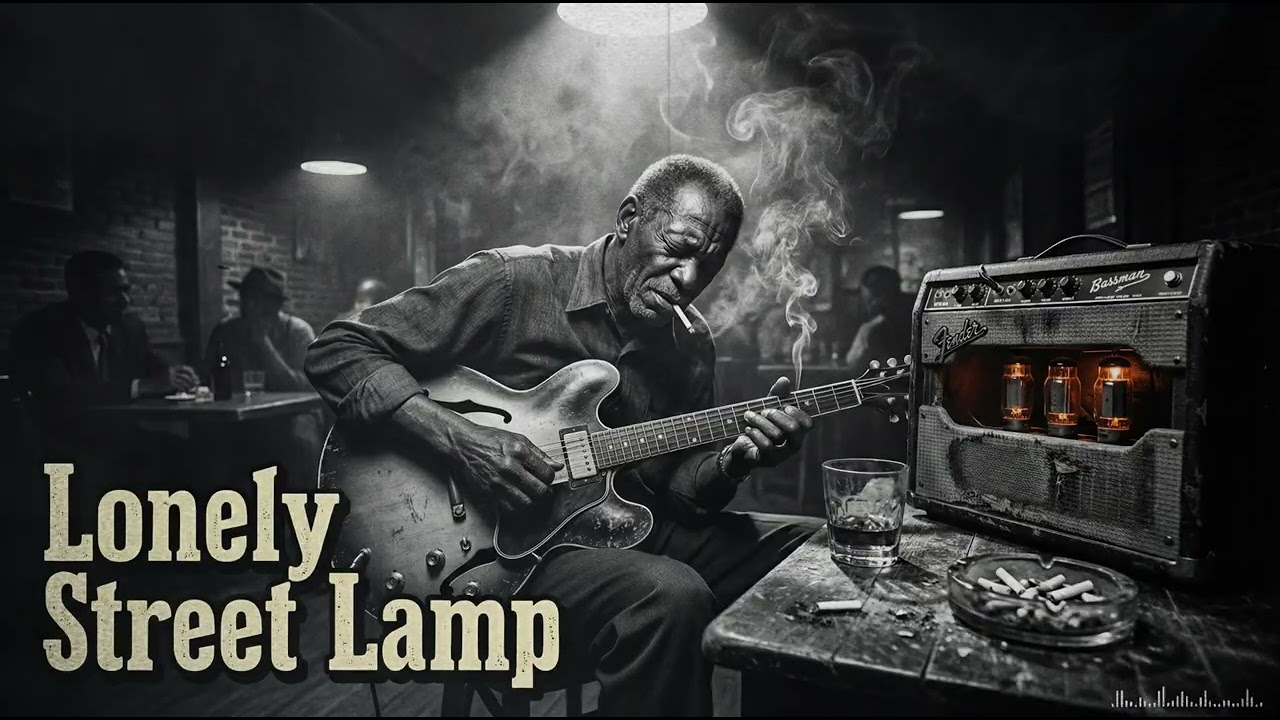 Slow Electric Blues (Original) | Lonely Street Lamp