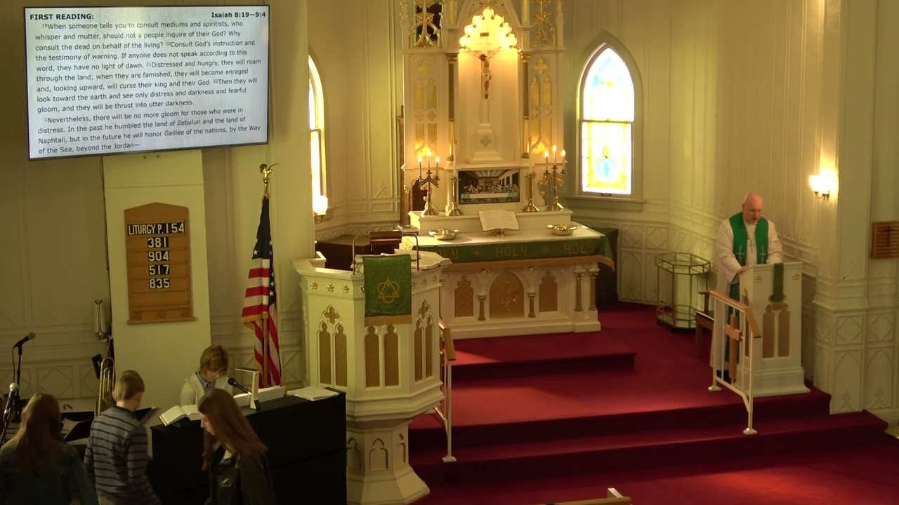 Third Sunday after Epiphany - January 25, 2026