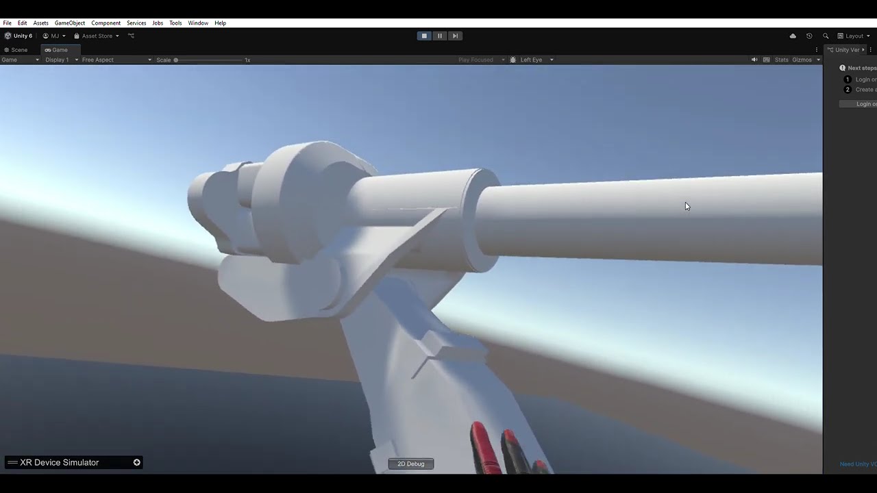 Unity Robot manipulable, IRB 4400 L10