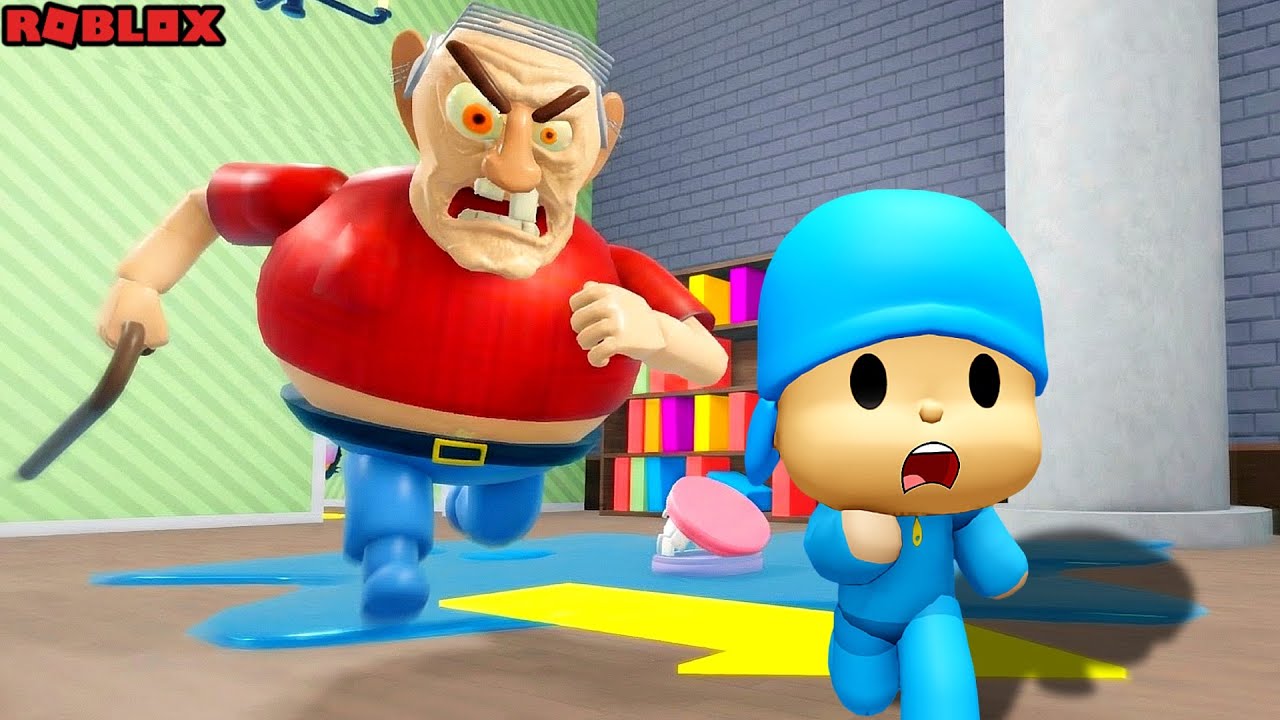 Grandpa’s Haunted House Escape! Roblox Pocoyo (Obby)