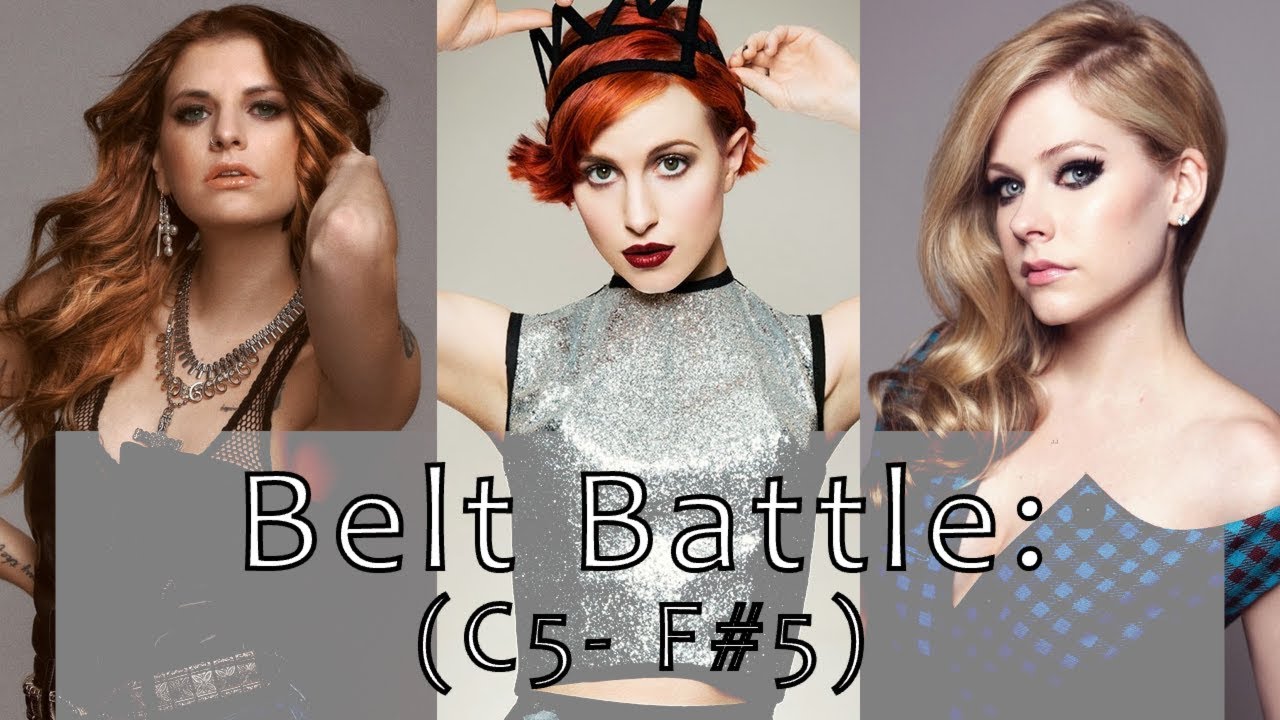 Hayley Williams vs Juliet Simms vs Avril Lavigne vs Cassadee Pope: Belt Battle (C5- F#5)