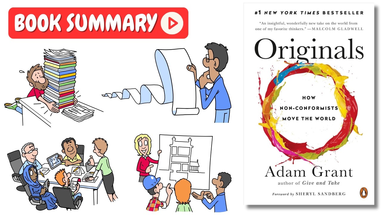 Originals by Adam Grant [Book Animated Summary] | Key Lessons in Under 8 Minutes