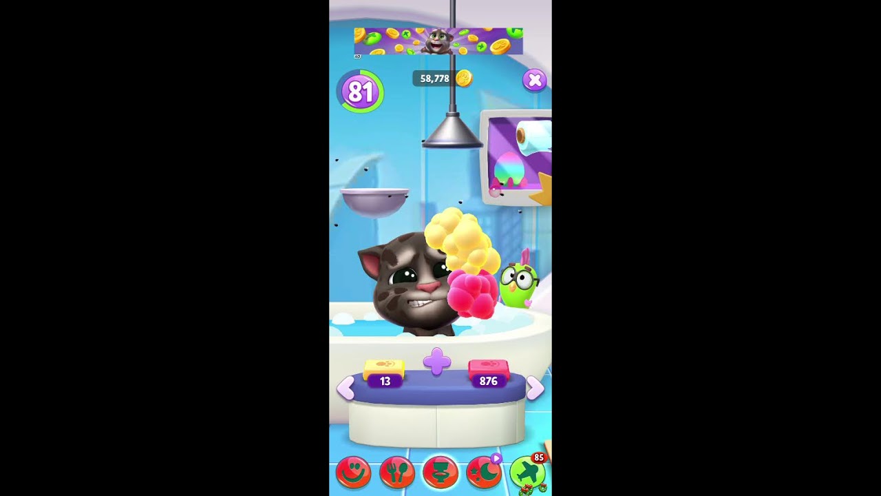 Talking tom live fun entertainment #shorts #live #trending #viraltom #funnycat #satisfying
