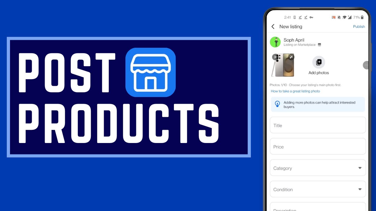 How To Post A Product On Facebook Marketplace