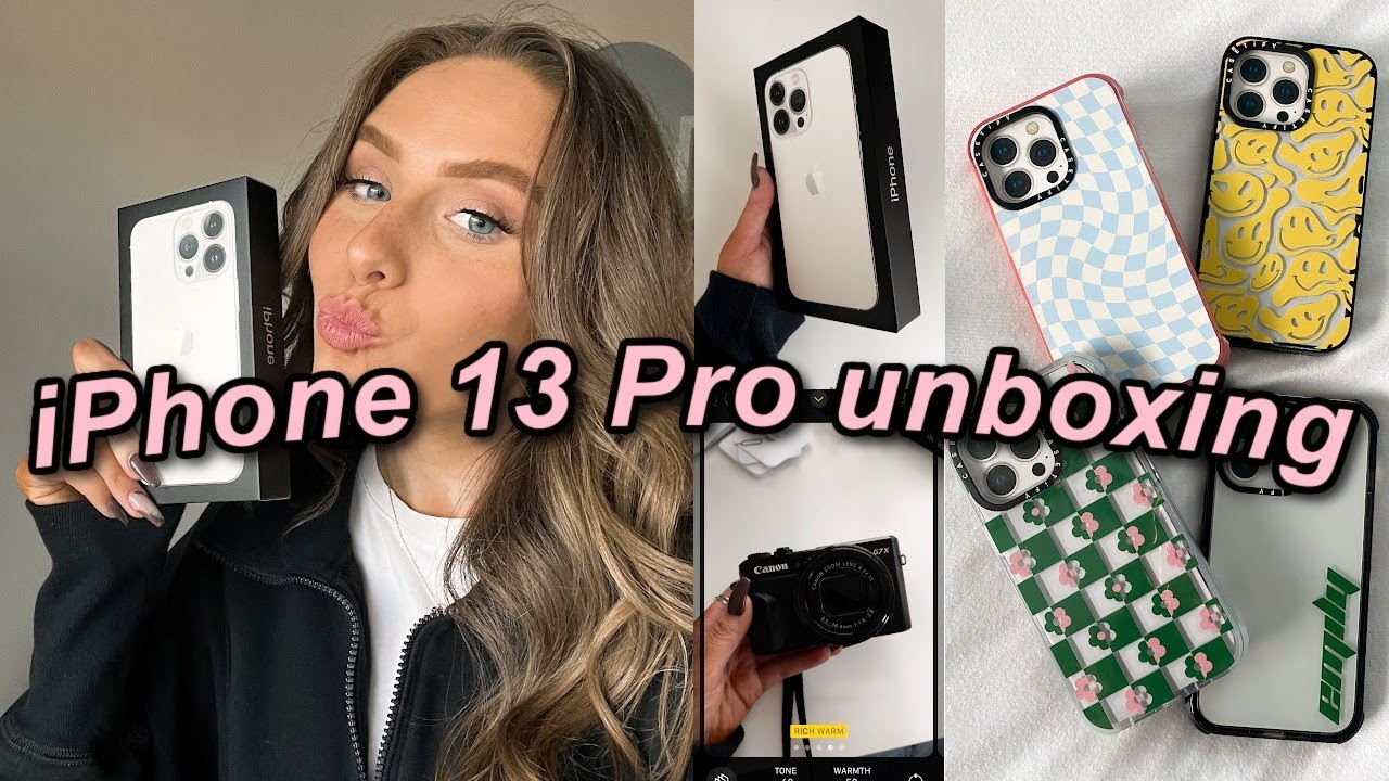 Распаковка iPhone 13 Pro, настройка, доставка аксессуаров, тест камеры и многое другое!!