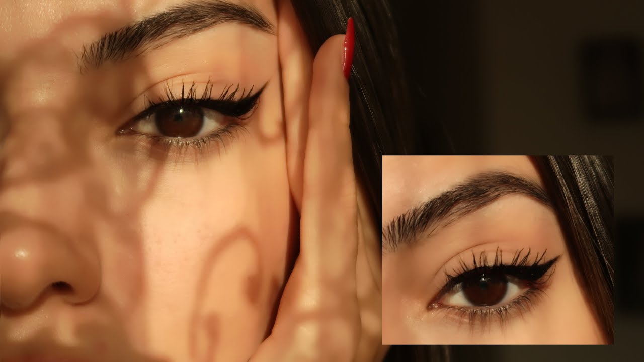 NASIL EYELİNER ÇEKİYORUM? 🔪| Gözü Çekik Gösteren Yarım Eyeliner + Eyeliner Sürme Teknikleri ✮