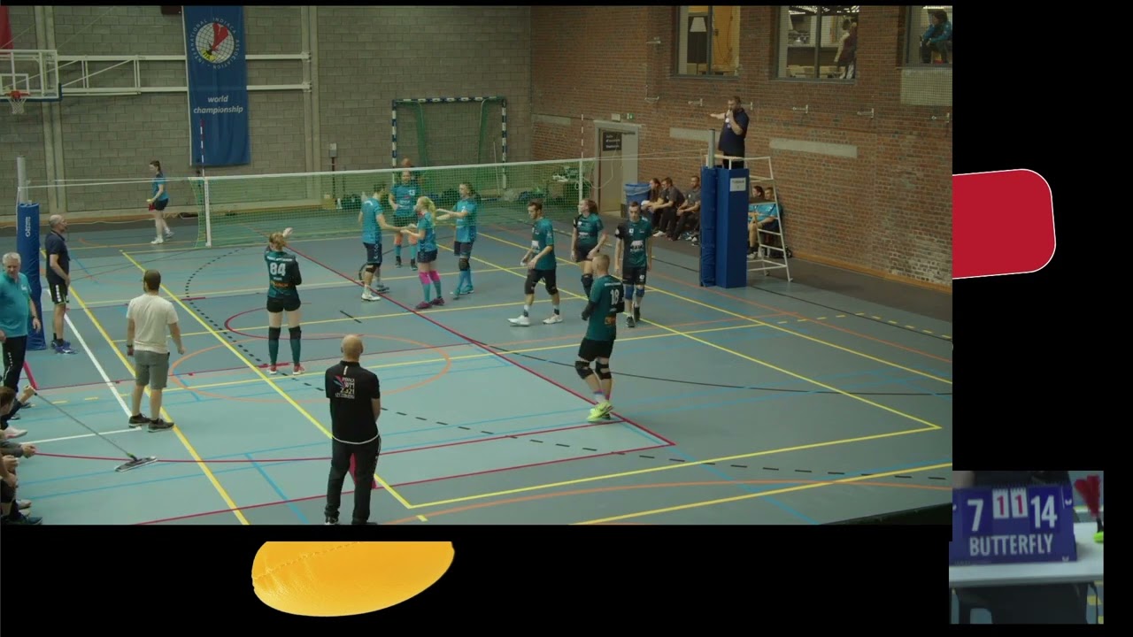 Indiaca WC 2023 Mixed Halbfinale CVJM Kamen - Indiaca  Bettenduerf Satz 3. (Livestream)