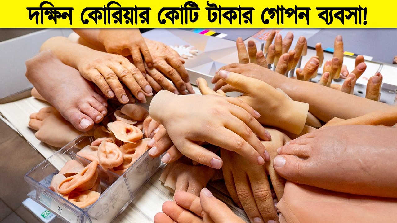 দেখুন কি হয় এসব কারখানায় ! দক্ষিন কোরিয়ার কোটি টাকার গোপন ব্যবসা !
