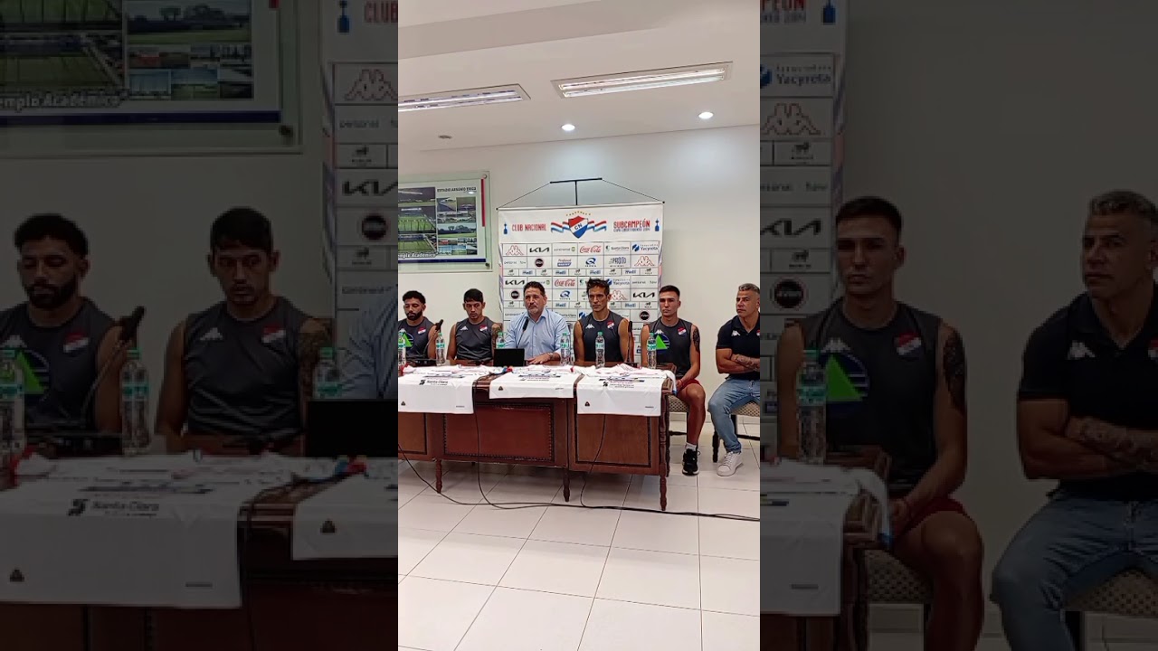 PRESENTACION DE LOS NUEVOS REFUERZOS DEL CLUB NACIONAL PARAGUAY 🇵🇾⚽️