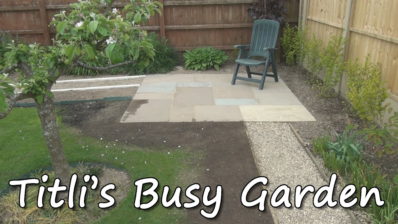 Landscaping the Patio - Titli's Busy Garden 2015 Episode 09