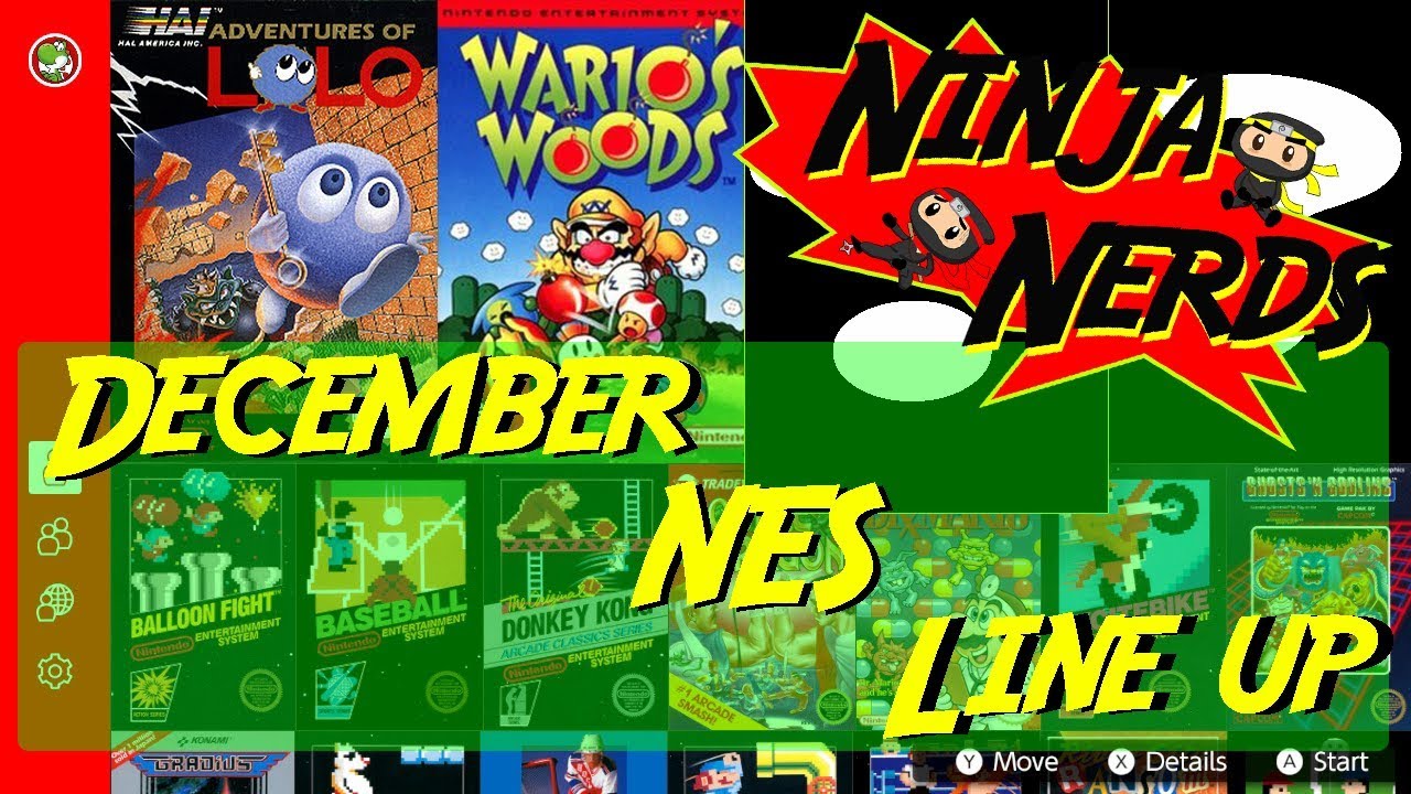 Nintendo Switch NES Games Coming In December|Nintendo Switch Online
