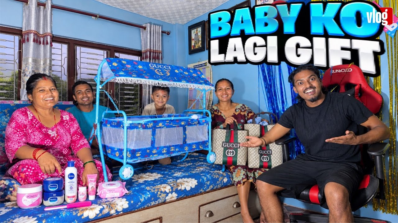 Baby Shower ko Sabai Gift Unboxing Gardai 😍