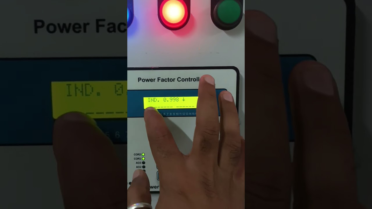 EPCOS APFC RELAY capacitor manual ON/OFF from controller Panel