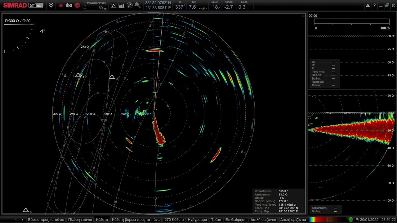 Simrad SY50 Omni Sonar Chalkida