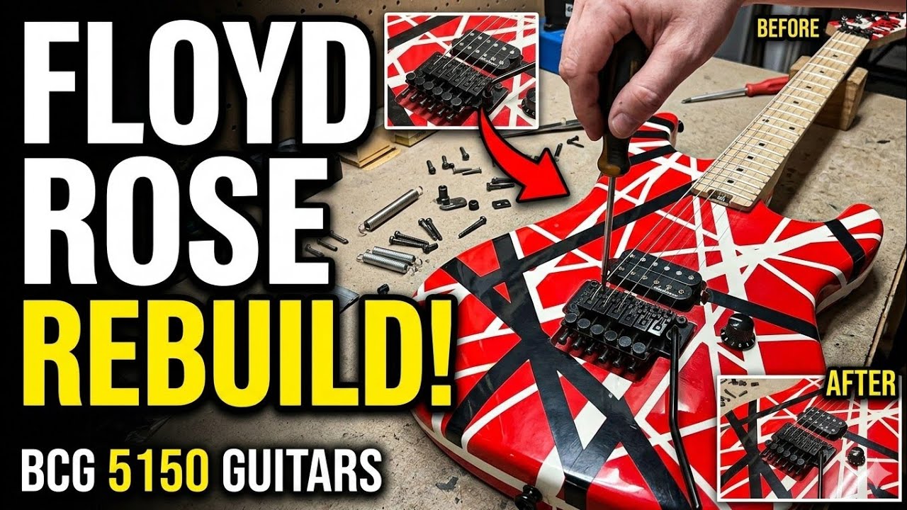 🎸🦾 Rebuilding a Floyd Rose Special. part-1 ☝️ 