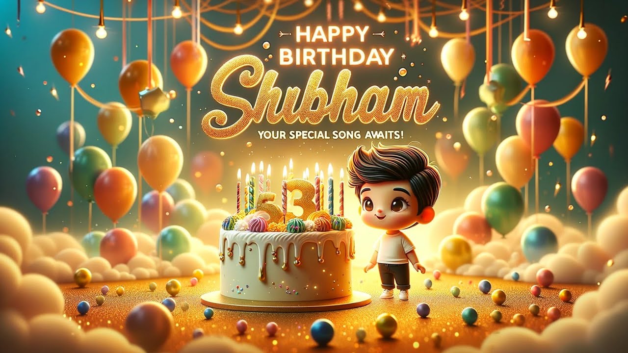 С днем ​​рождения, Шубхам🎂 | С днем ​​рождения, Шубхам🎉 🎁 Песня на день рождения