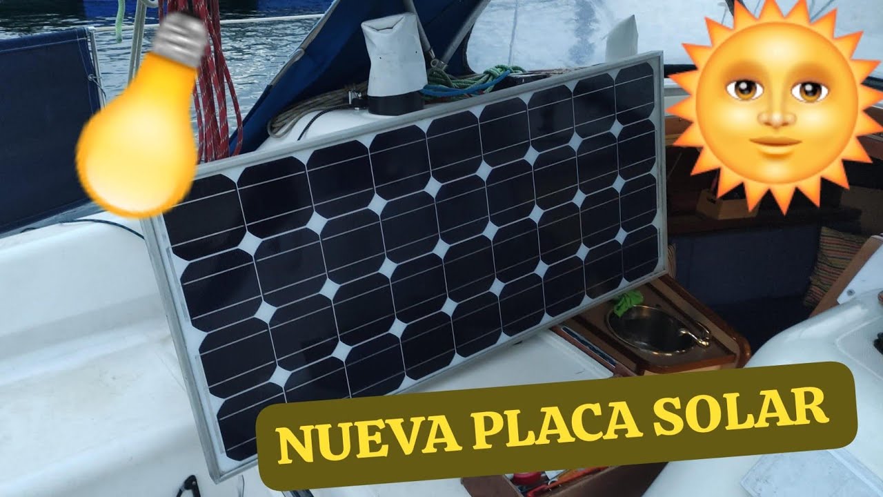 #69 INTALACION PLACA SOLAR EN UN BARCO.