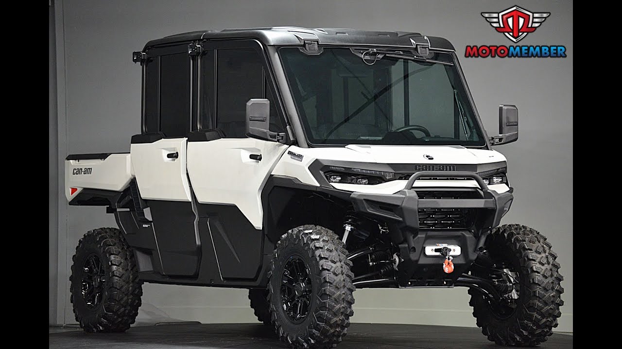 NEW 2026 Can-Am Defender HD11 Limited Cab | White Beast of Luxury & Power |
