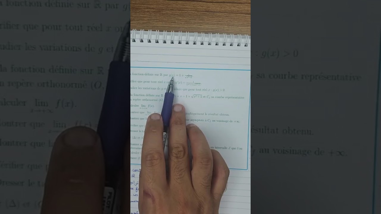 الاشتقاق ودراسة دالة La dérivation et l'étude de fonction -الحصة6