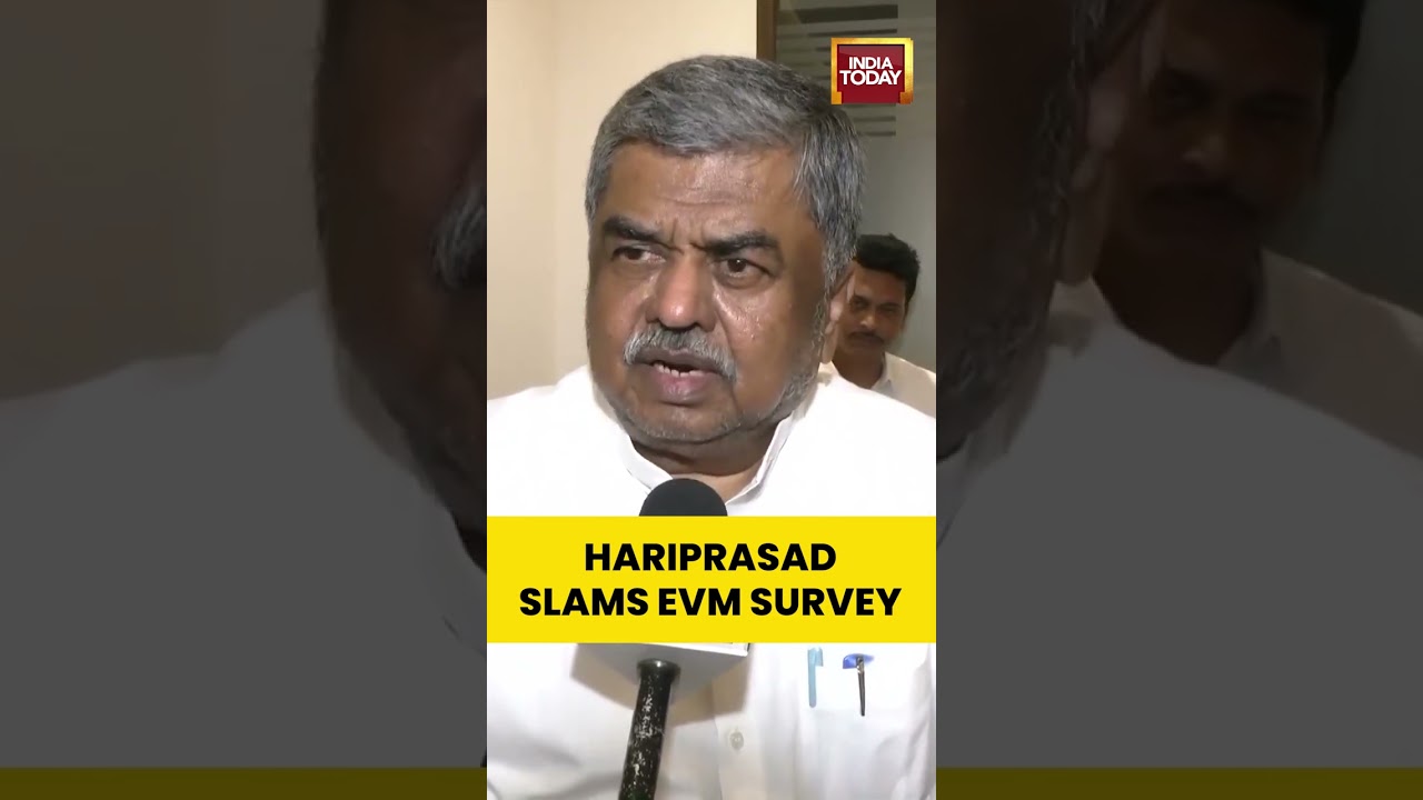 &ldquo;Credibility at Lowest Ebb&rdquo;: Hariprasad Slams EVM Survey, Targets Election Commission
