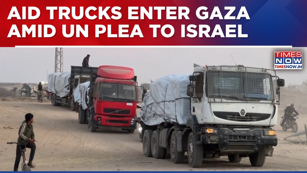 Aid Trucks Reach Gaza As UN Urges Israel To Open More Crossings For Humanitarian Relief