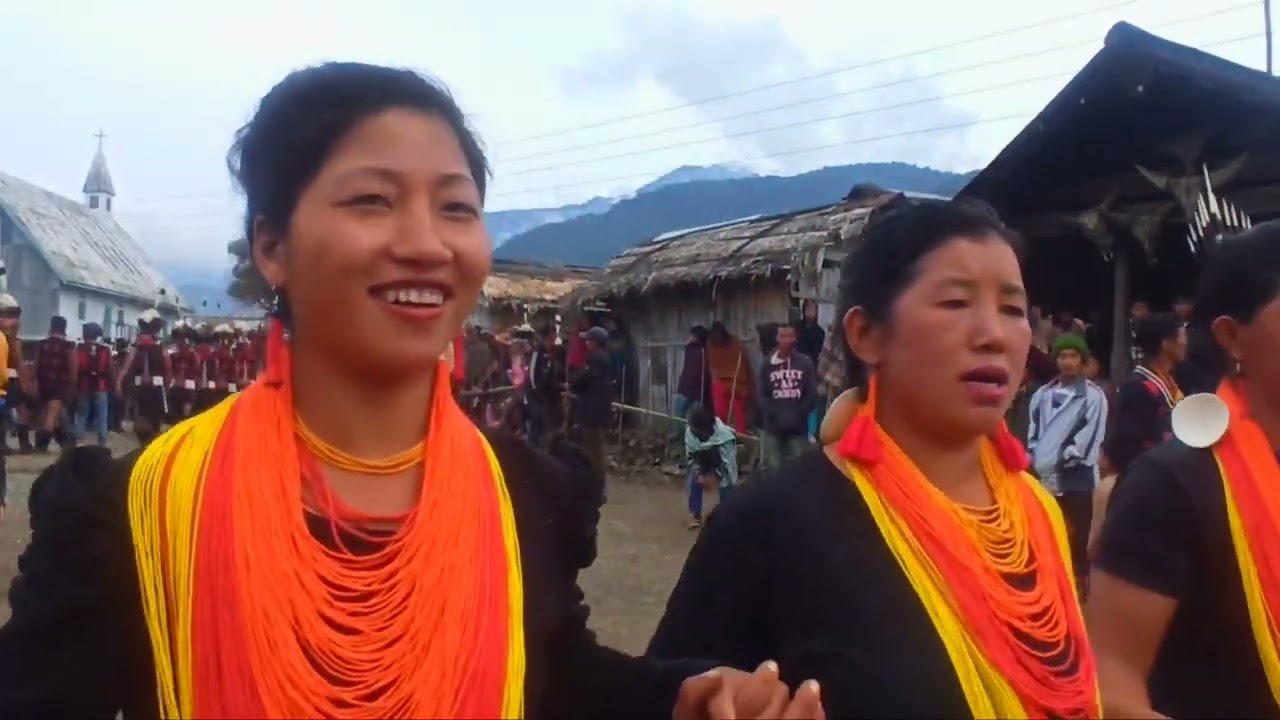 Khiamniungan traditional folk dance(Wui village)