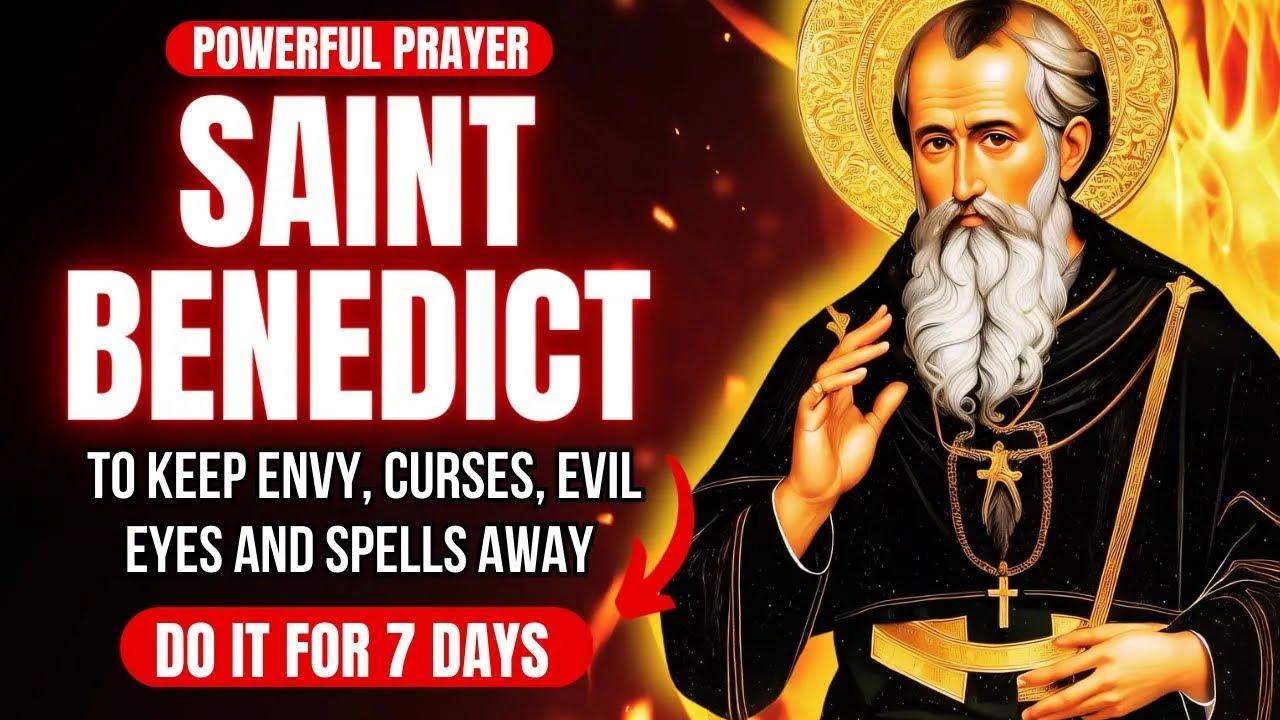 🔴SAINT BENEDICT, DRIVE AWAY ALL ENVY AND ALL ENEMIES FROM YOUR LIFE ONCE AND FOR ALL