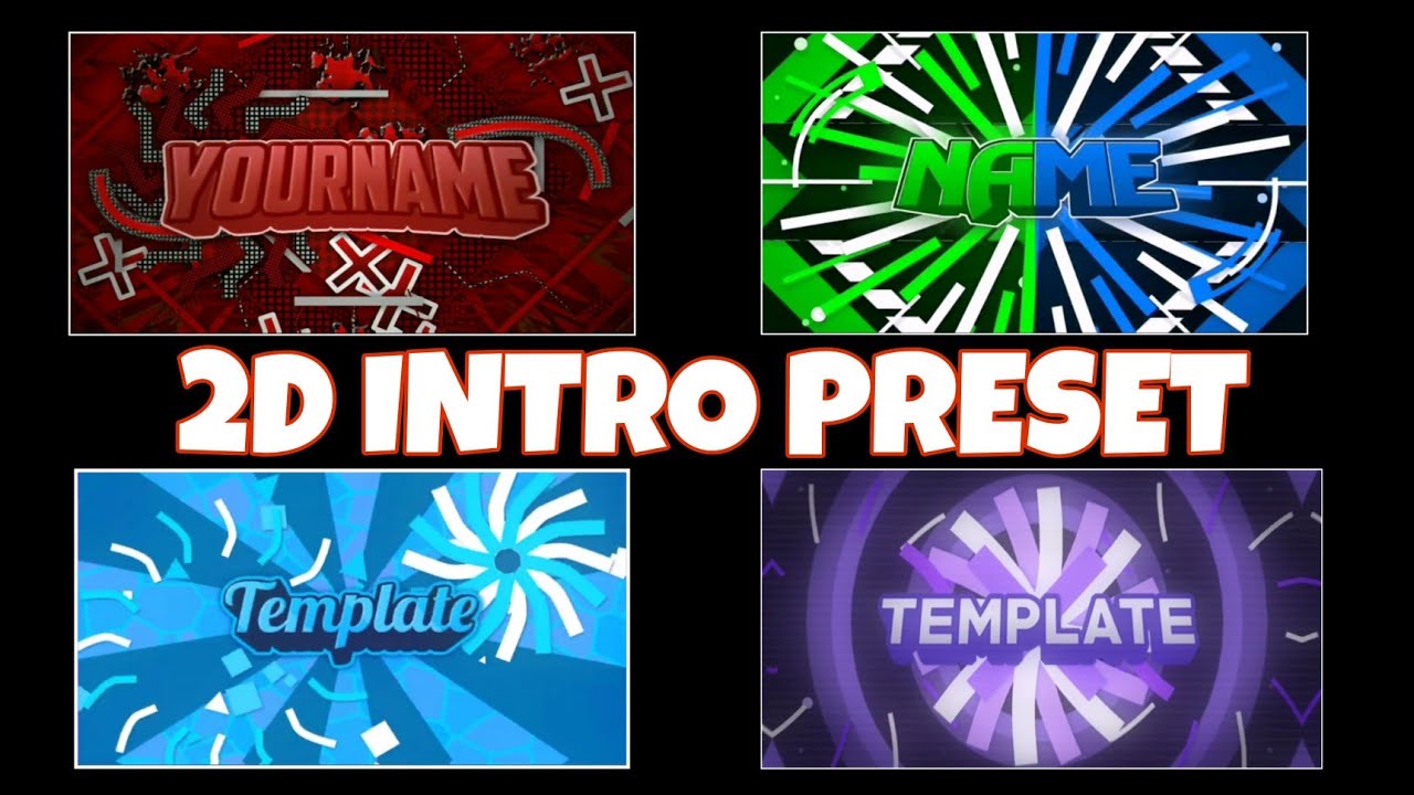 +6 2D INTRO PRESET/TEMPLATE || ALIGHT MOTION