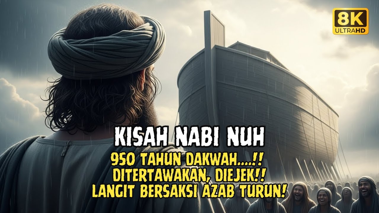 Kisah Nabi Nuh yang menggetarkan langit!! 950 tahun berdakwah, Tapi Ditertawakan!!