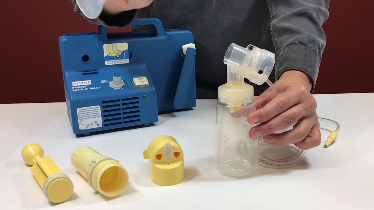 How to Assemble a Medela  Lactina Breast Pump