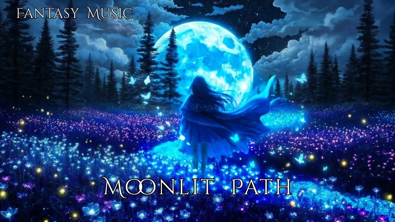 Calm Fantasy Music | The Path Beyond the Moonlit Flowers