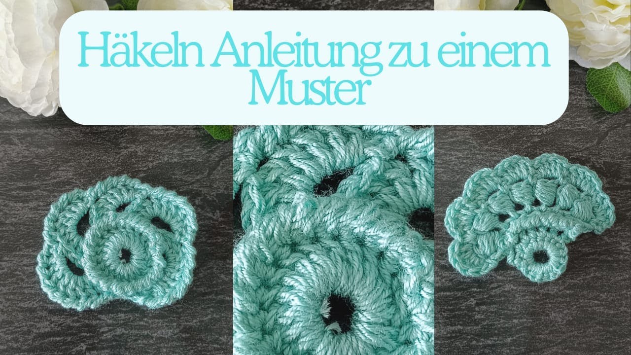 Häkeln Anleitung zu einem Muster irische Spitze crochet