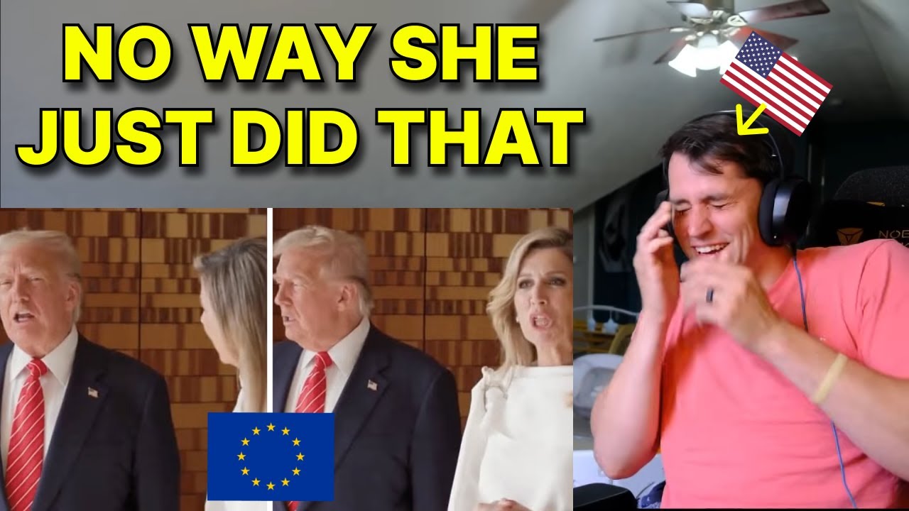 Dutch Queen mocks trump TO HIS FACE!