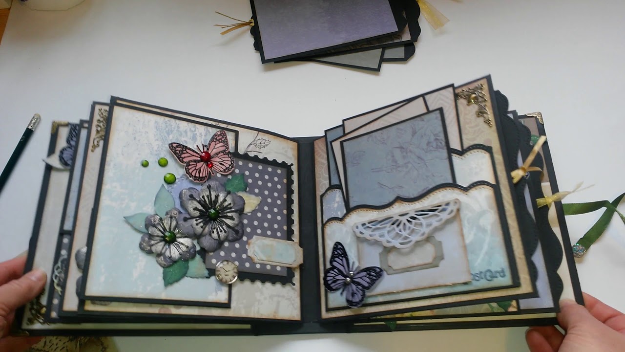 Mini Album Vintage Scrapbook