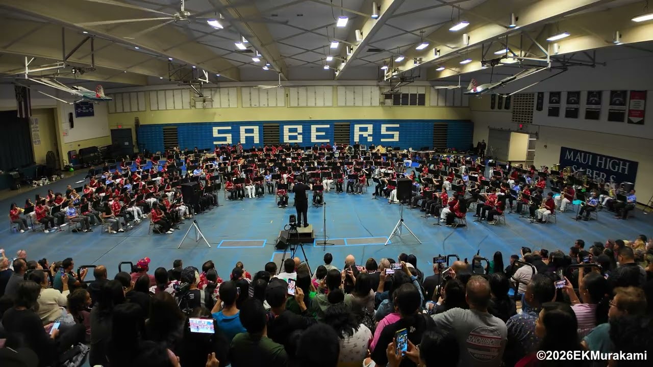 2026 Maui Middle Schools' Massed Band Concert - Darklands March - February 21, 2026