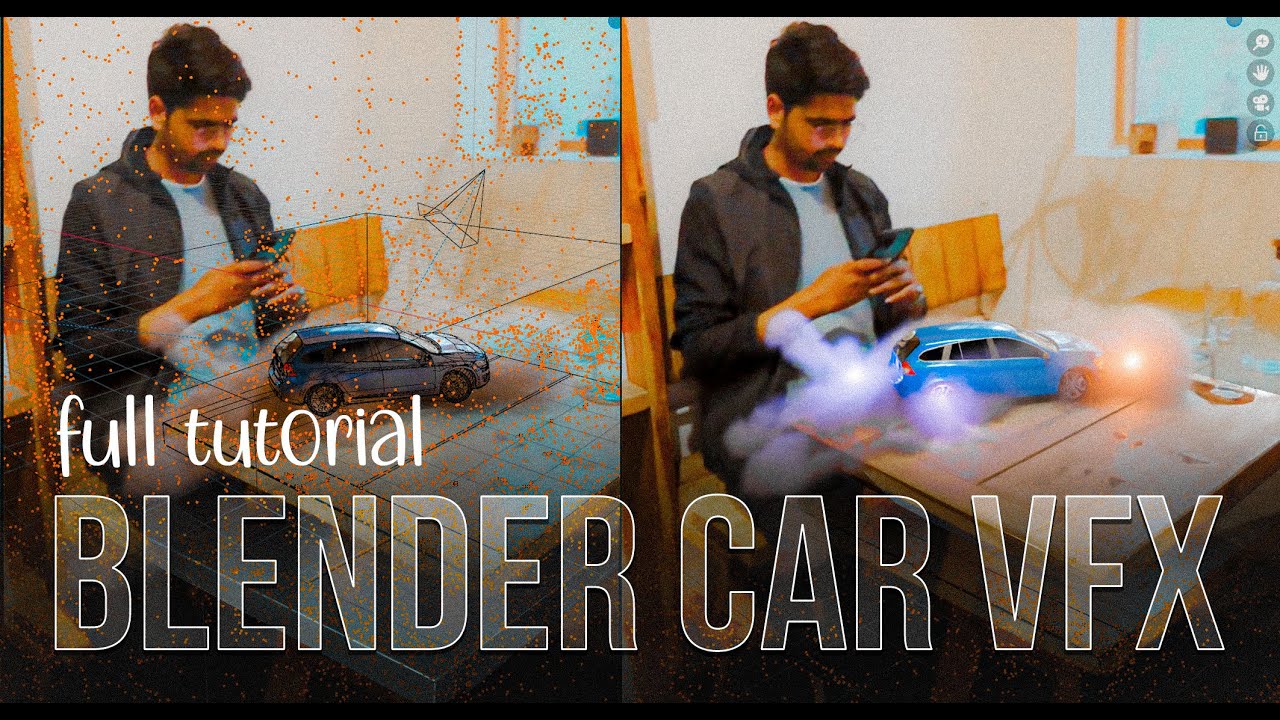 Blender VFX  | Car Drifting Full Tutorial