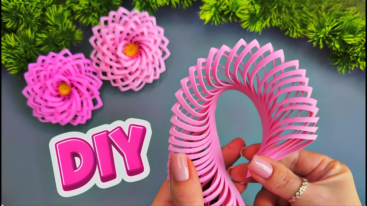WOW! Make Gorgeous Flowers from Foam Sheets – So Simple!🌺