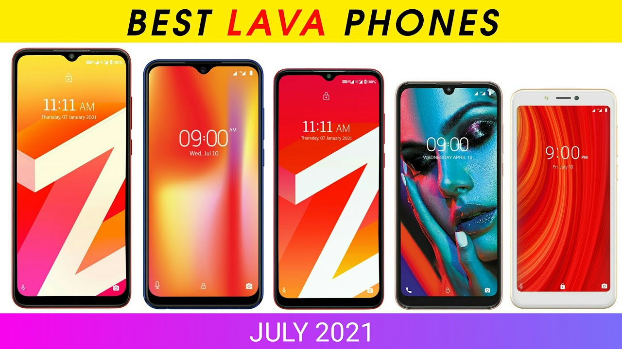 LAVA BEST PHONE 2021 | TOP 5 BEST LAVA PHONES TO BUY IN JULY 2021 | 6GB RAM | HELIO G35 | 5000 mAh