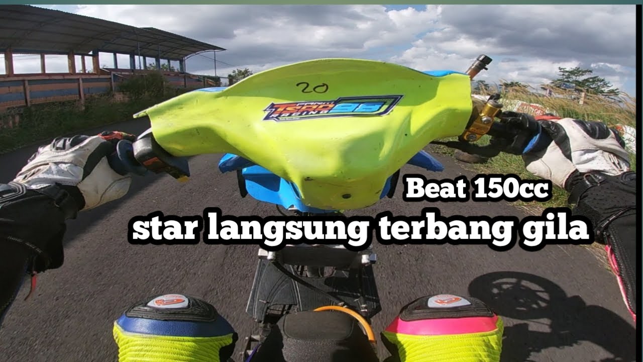 Tes beat 150cc TSAD Racing || Sirkuit bukit Peusar Tasikmalaya