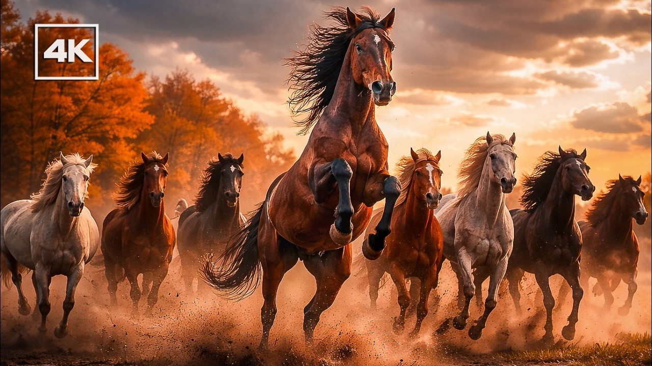 SPIRIT OF THE WILD — Majestic Horse Herds in Native 4K HDR | OLED Ultra HD Demo