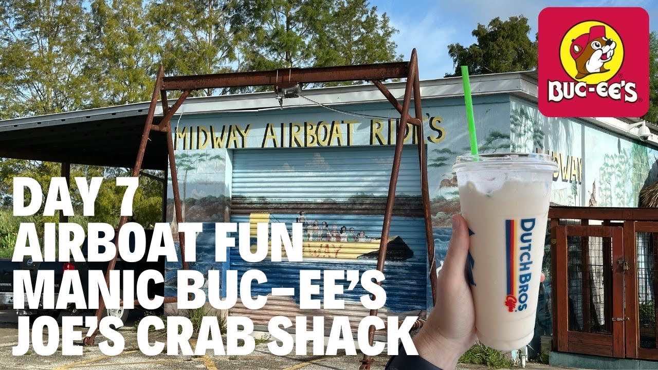 Airboat Thrills I Buc-ee’s Snacks I Daytona I Joe’s Crab Shack I Premium Outlets