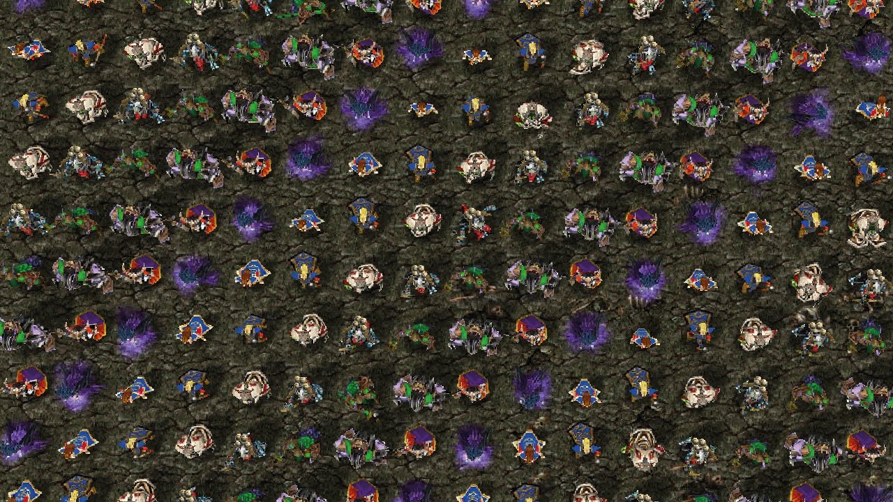 【小黄】50 Sorceress Priest vs 50 Shaman Doctor vs 50 Banshee Necroman vs 50 Talon Claw (All FullGrade)
