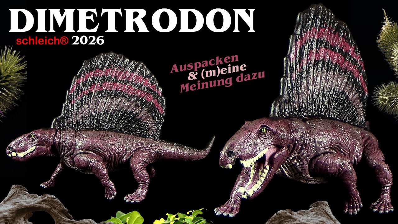 Schleich ® Dimetrodon 15052 - Neu 2026 New - Unboxing & Review