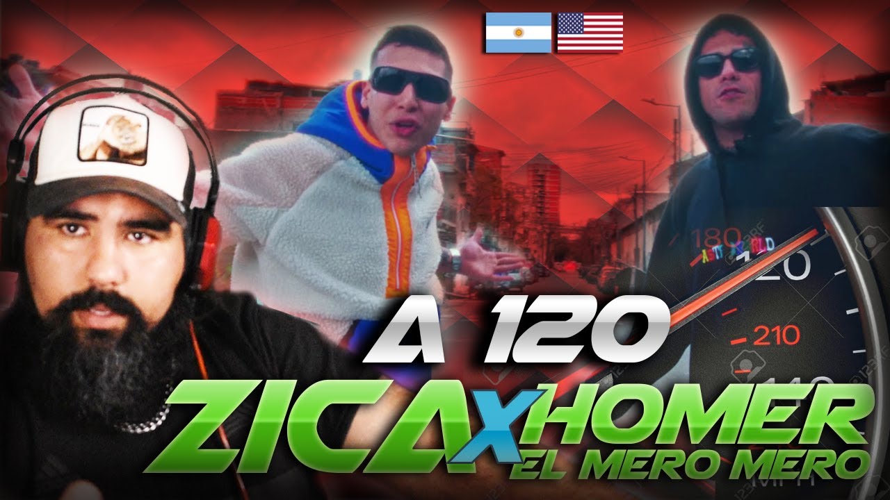 Zica Ft Homer El Mero Mero - A 120 || VARE REACCIÓN 🇺🇸