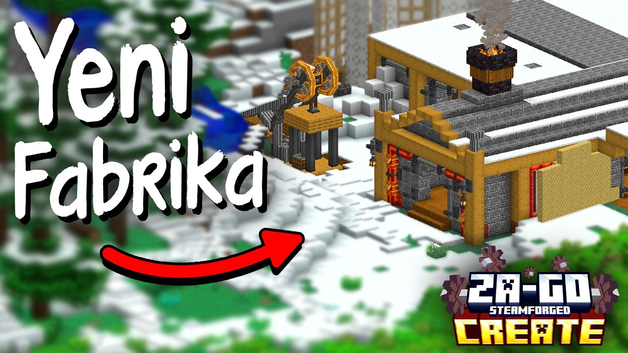 Saatte 2.500 Blok Demir Üreten Yeni Fabrika! (Yılbaşı Özel!) | Create: Steamforged #6