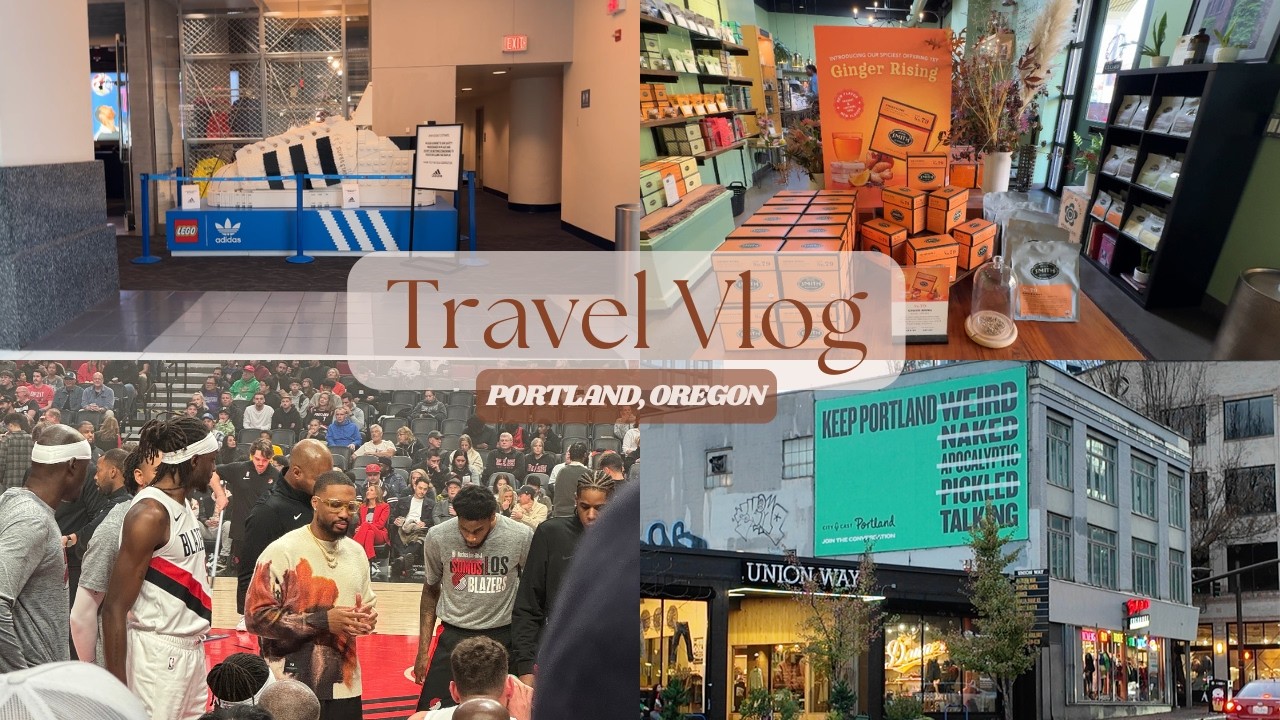 Portland Travel Vlog | Courtside Seats, Nike & Adidas, Smith Tea & more