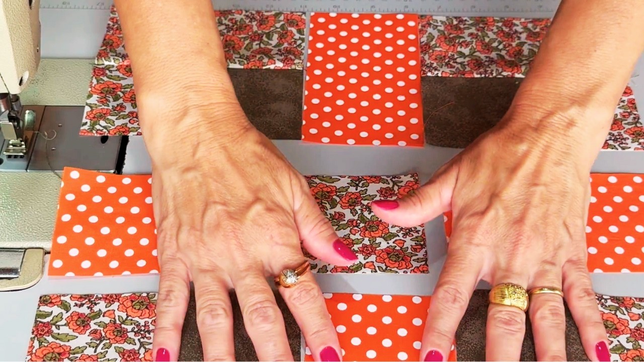 Pensa num Bloco de PATCHWORK FÁCIL! 🤩 BORA Costurar!
