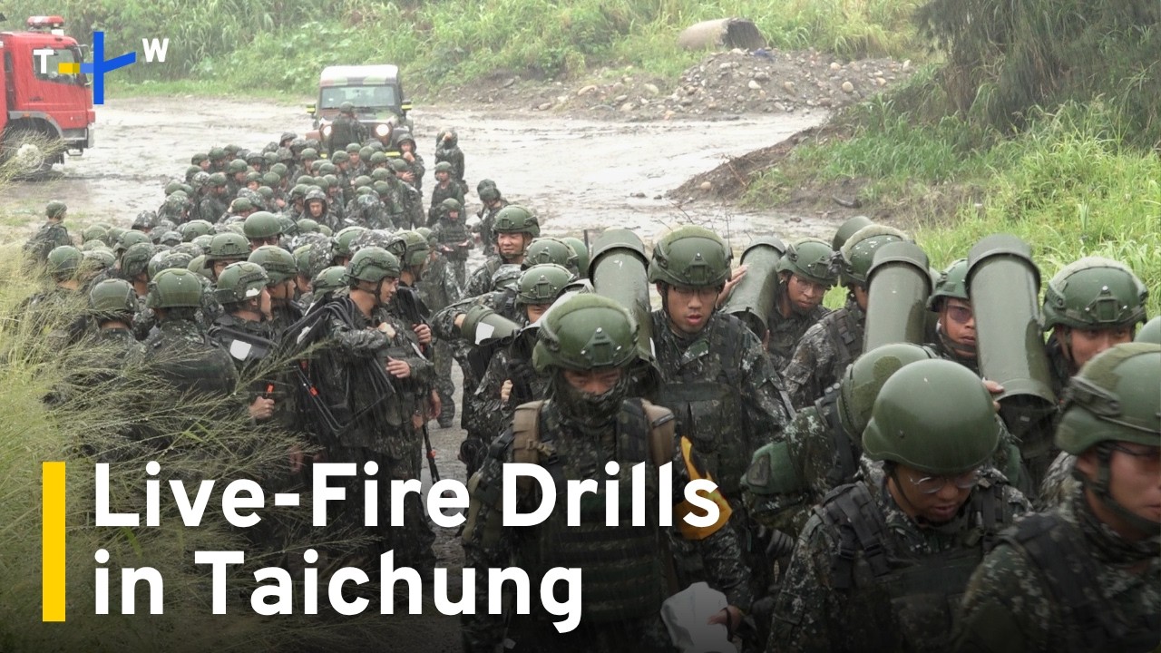 Live-Fire Exercise in Taichung Simulates Response to Coastal Invasion ｜TaiwanPlus News
