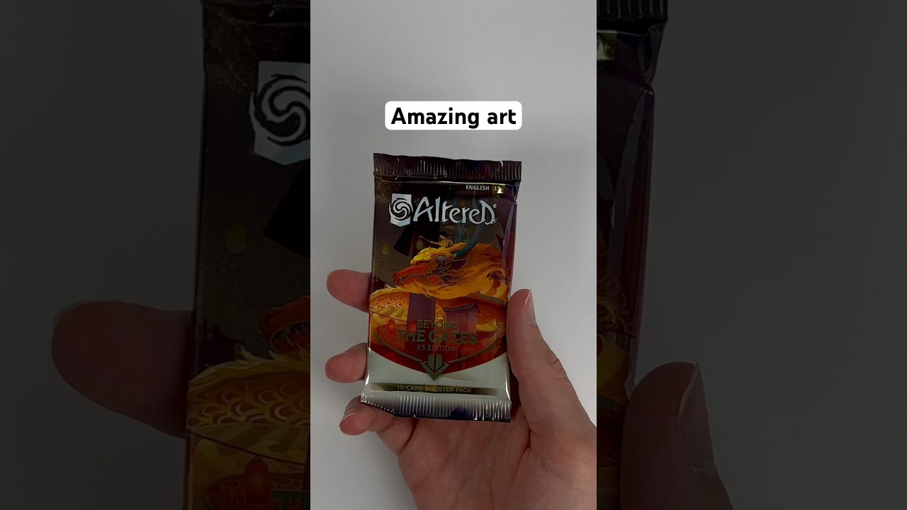 Amazing Art! Altered TCG Kickstarter Beyond the Gates booster opening #asmr #unboxing #alteredtcg