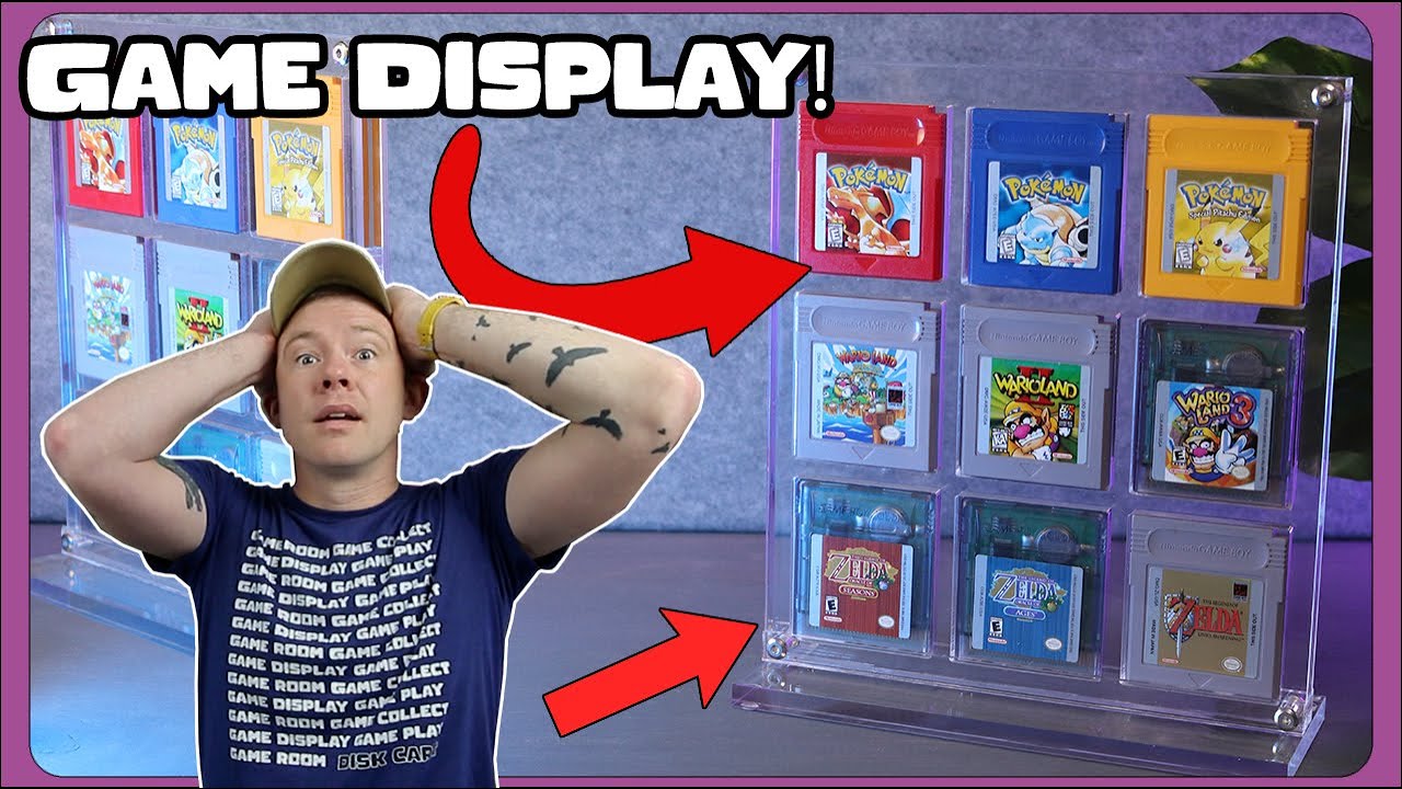 Stunning Game Boy Cartridge Display !!!! BitLounger nailed it!
